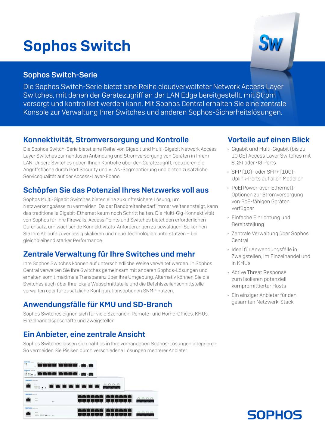 Sophos Switch Datenblatt