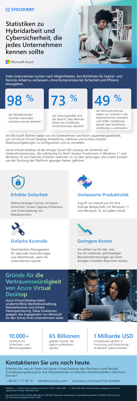 Statistiken zu Hybridarbeit und Cybersicherheit, die jedes Unternehmen kennen sollte