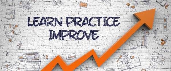 Illustration: lernen, anwenden, verbessern